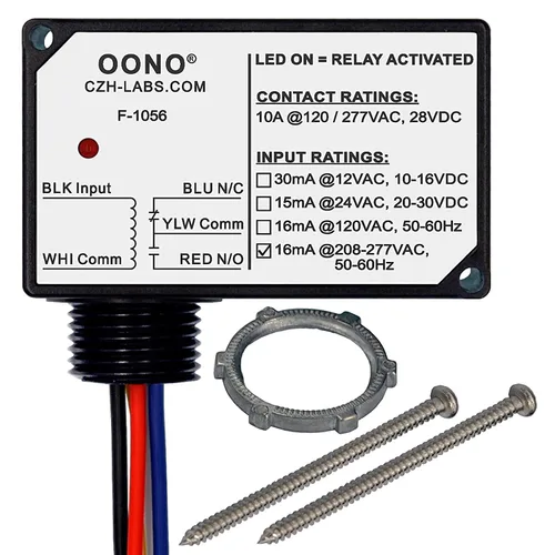 Miniatura 10 de Módulo de relé de potencia SPDT de 10 A, carcasa de plástico y precableado (AC/DC 12 V)