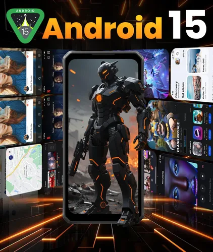 Miniatura 6 de FOSSIBOT F114 28GB+256GB Teléfono resistente desbloqueado 120Hz, 6.67 pulgadas Gorilla Glass, teléfono celular delgado de 0.425 in, teléfono