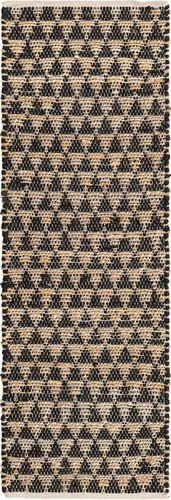 Miniatura 20 de Unique Loom Chindi Jute Collection - Alfombra de área (2 pies 2 pulgadas x 6 pies 1 pulgada, blanco/natural)