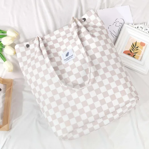 Miniatura 143 de Ayieyill - Bolsa de pana para mujer y niña, con correa de lona para colgar al hombro, bolsa con bolsillo