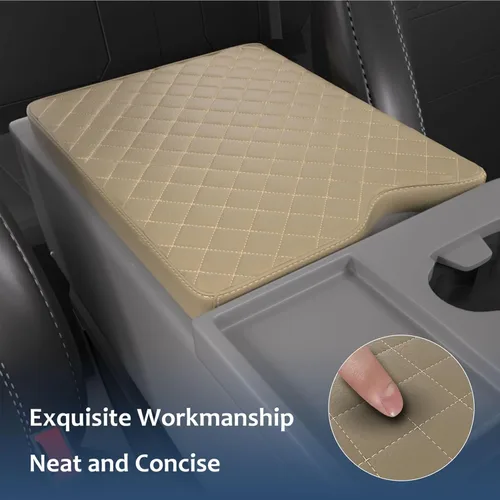 Miniatura 2 de Funda de reposabrazos para consola central para Ford F150 2015-2024 2025, para F250 F350 F450 F550 2017-2024 2025 con asiento de salto 40/20/40