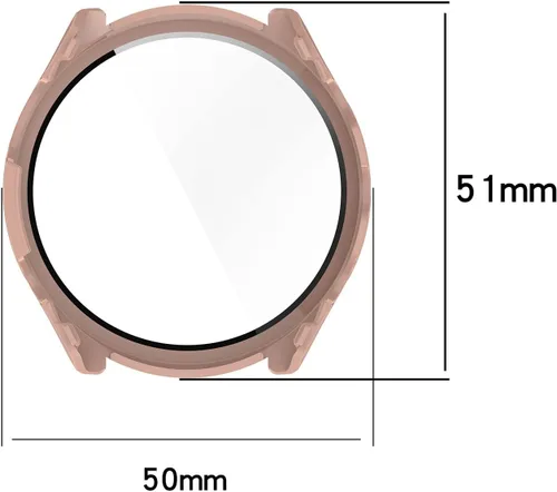 Miniatura 2 de FitTurn Compatible con Garmin Forerunner 965 - Funda protectora de pantalla de repuesto para PC, delgada, cobertura completa 3D, protector