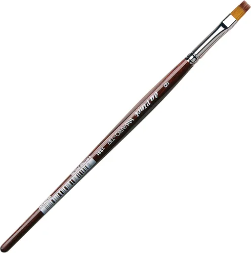 Miniatura 264 de da Vinci Watercolor Series 5580 CosmoTop Spin Pincel de Pintura, Redondo Sintético con Mango Rojo