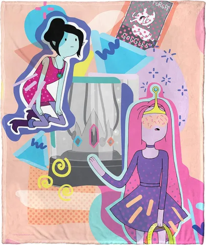 Miniatura 34 de Northwest Adventure Time - Manta de seda táctil, 50 x 60 pulgadas, Adventure Comic