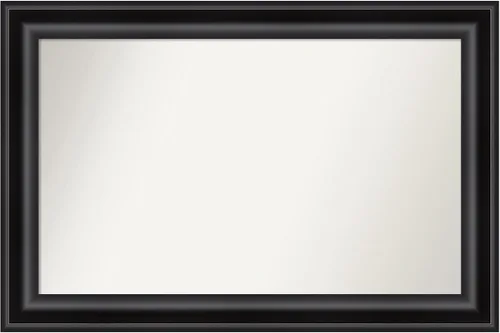 Miniatura 39 de Amanti Art Espejo personalizado, espejo de baño negro puente, espejo de pared o espejo de tocador de baño sobre el fregadero (26 x 26 pulgadas)