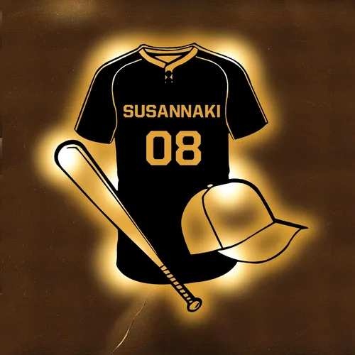 Miniatura 11 de Letrero de neón personalizado de jersey de fútbol americano, letreros de neón LED de fútbol americano para decoración de pared, alimentado por USB
