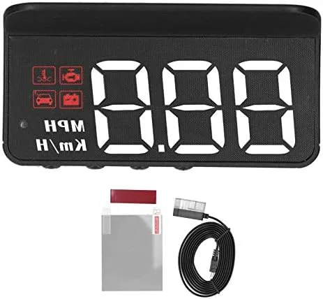 Coche, HUD Proyector Multifunción Medidor de Alarma de Alarma de Fatiga Conducción Recordatorio