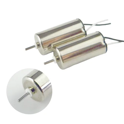 Miniatura 7 de CHANCS Motor de copa hueca con cable Micro Coreless Motor con pequeña hélice para RC Aviones Helicóptero Juguete 2PCS