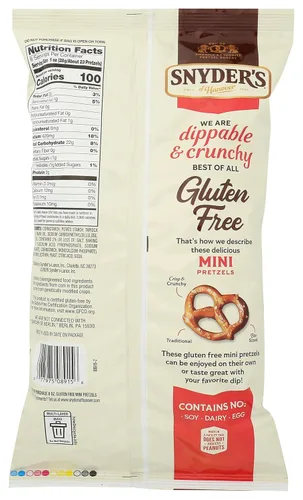 Miniatura 4 de Snyder's of Hanover - Barras de pretzel, sin gluten