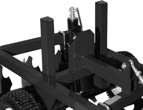 Miniatura 5 de Field Tuff Disc Harrow - Hoja de acero de 10 a 14 pulgadas para ATV, UTV o tractores utilitarios, 33 pulgadas de ancho, incluye neumáticos de 12