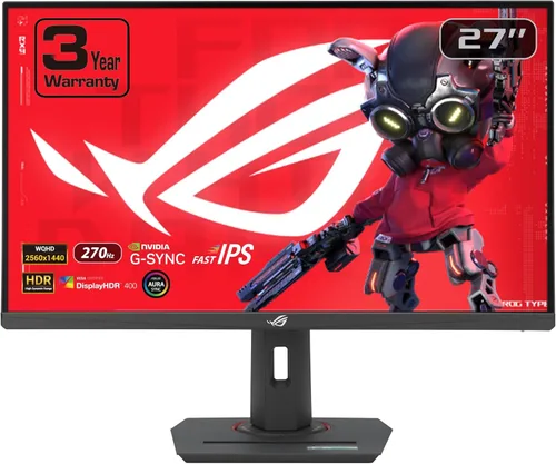 Miniatura 5 de ASUS ROG Strix 27" QHD (2560x1440) HDR400 USB-C Monitor para juegos (XG27ACS) Brazo de monitor ROG Ergo (AAS01)