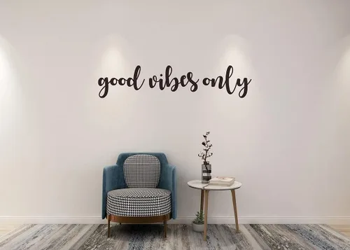 Miniatura 2 de Calcomanías de pared con frase motivacional inspiradora, vinilo para bricolaje, palabras positivas extraíbles, arte de pared para sala de estar