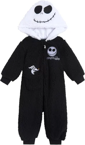 Miniatura 19 de Disney Winnie the Pooh Mickey Mouse Lilo & Stitch Jack Skellington Monsters Inc - Enterizo con cremallera para bebé recién nacido a bebé