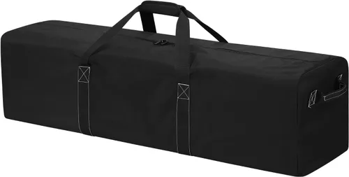 Miniatura 8 de Bolsa de lona grande de 36 pulgadas para viajes, bolsa de lona extra grande resistente de 100 litros con 2 asas laterales, bolsa de almacenamiento