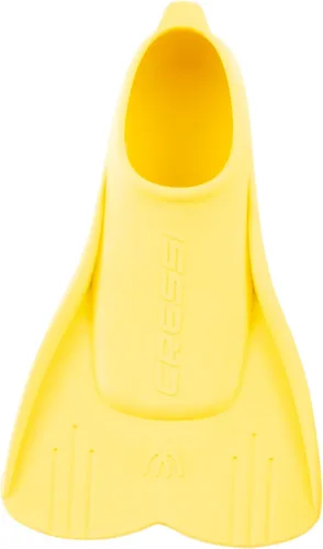 Miniatura 3 de Cressi Aletas de natación flotantes cortas para aprender a nadar - Para niños de 1 año en adelante - Mini Light: diseñadas en Italia Amarillo