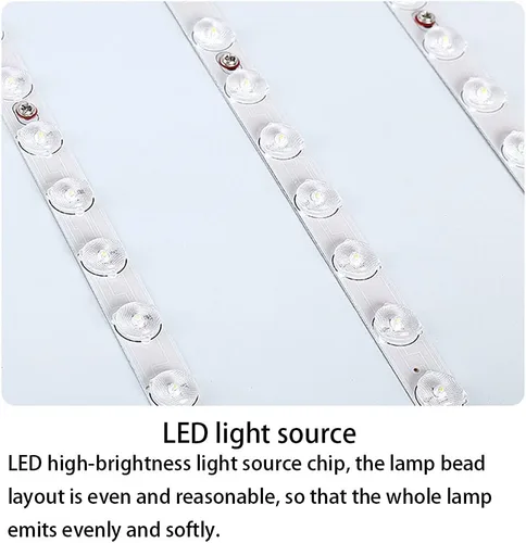 Miniatura 8 de Lámpara de techo de color de cúpula de 3 colores de luz variable instalación integrada cerca del techo, lámparas LED de montaje empotrado, luces