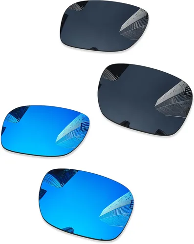 Miniatura 15 de Lentes de repuesto para gafas de sol Oakley Holbrook XXL OO9487/Holbrook XXL Asian Fit 2.402 in Rojo fuego + verde