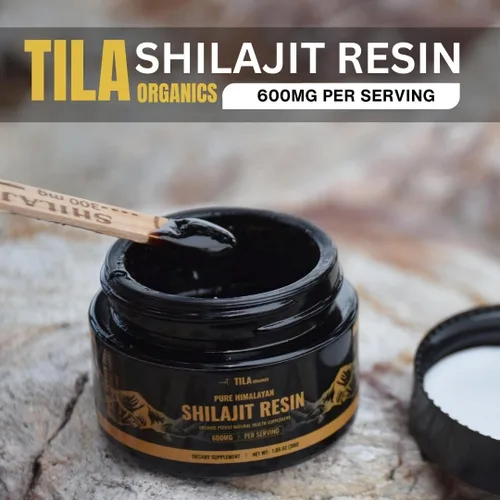 Miniatura 3 de Tila Resina pura Shilajit – Auténtico extracto del Himalaya con ácido fúlvico – para hombres y mujeres – Suplemento natural de alta resistencia