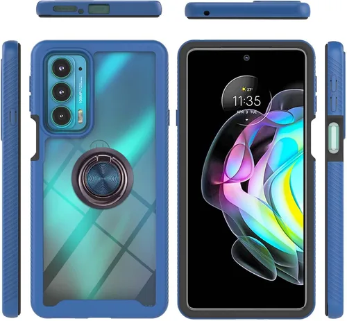 Miniatura 115 de Funda compatible con Xiaomi Poco M5s 4G, compatible con Redmi Note 10 4G / Note 10S 4G / Note 11 SE (India), funda para teléfono 3 en 1, color azul