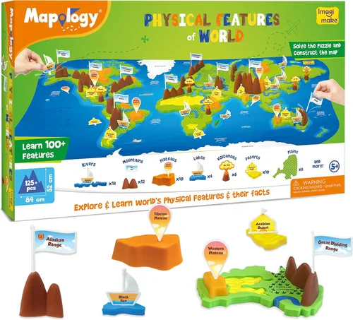 Miniatura 7 de Imagimake Mapology Monumentos del Mundo Rompecabezas 3D para niños de 8 a 10 años Juguetes educativos y de aprendizaje para 5 a 7 años