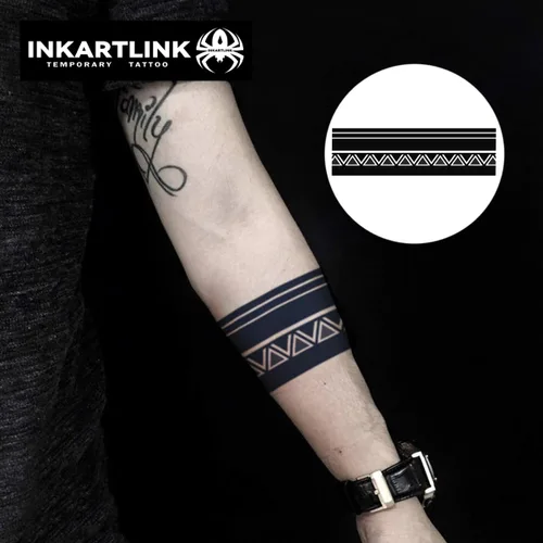 Miniatura 3 de INKARTLINK Tatuajes temporales semipermanentes, tatuajes de brazo realistas, impermeables y no reflectantes, embalaje exquisito, diseño único