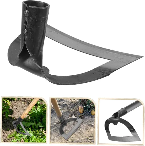Miniatura 9 de HANABASS Azadas huecas de acero endurecidas para jardín, cabeza de repuesto, herramienta de jardín para jardinería, excavación, excavación