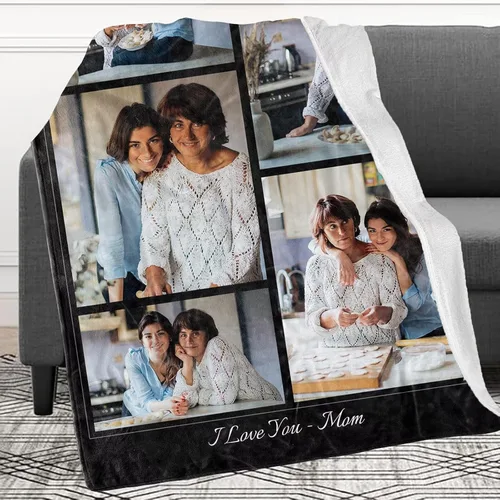 Miniatura 3 de Manta personalizada con imagen, mantas personalizadas para adultos y niños, manta de fotos personalizable, mantas personalizadas como regalo para 5