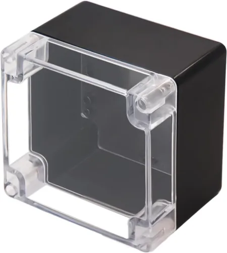 Miniatura 9 de Caja de proyecto IP65 Caja de conexiones impermeable ABS cajas eléctricas negras para bricolaje, Estuche electrónico para proyectos de energía, Caja