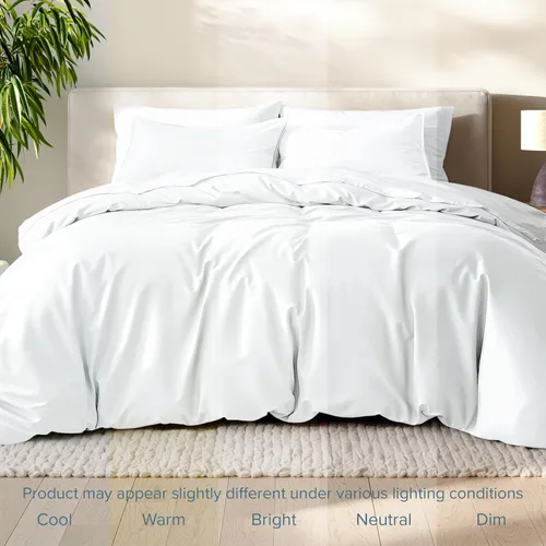 Miniatura 8 de Bare Home - Funda de edredón de ropa de cama extra larga - Colección premium de 1800 hilos súper suave - Funda de edredón ligera y fresca - Ropa