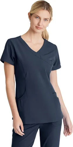 Miniatura 8 de BARCO Skechers Vitality Charge - Camiseta médica con cuello en V, tela sostenible para mujer