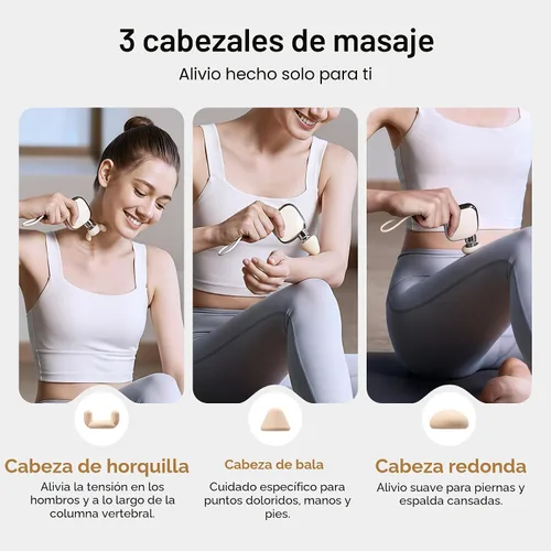 Miniatura 5 de INIA PocketForce - Mini pistola de masaje, 75% más pequeña, de percusión de alta potencia para alivio de cuerpo completo, pistola masajeadora