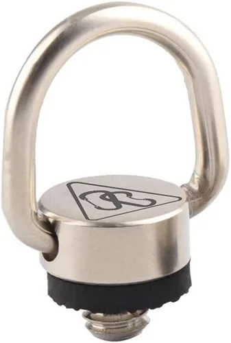 Clip de mosquetón para cámara con anillo en D - Fija fácilmente un mosquetón a tu cámara con este anillo en D de montaje de trípode 1/4-20 (paquete