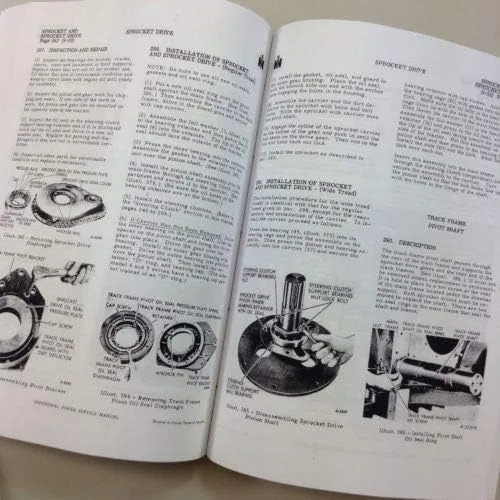 Miniatura 8 de Manual de taller internacional de reparación de tractor sobre orugas T9 Td9 Td9 completo Ihc