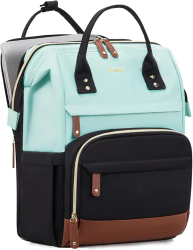 Miniatura 43 de LOVEVOOK Mochila para Laptop para Mujeres, Mochilas de Trabajo y Negocios de 17 Pulgadas Bolso con Gran Capacidad, Bolsa de Enfermera Impermeable