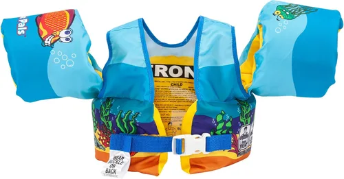 Miniatura 2 de Body Glove Paddle Pals - Chaleco salvavidas para niños aprobado por la Guardia Costera para aprender a nadar PFD Tanque de peces