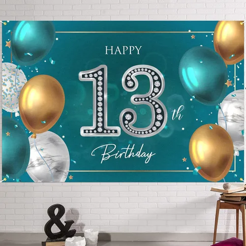 Miniatura 16 de HAMIGAR Fondo de pancarta de feliz cumpleaños número 10 de 6 x 4 pies, decoraciones de cumpleaños de 10 años, suministros de fiesta para niñas