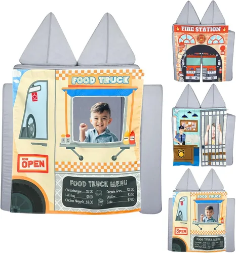 Miniatura 22 de Couch Swag Panel de juego para sofá de espuma para niños, sofá infantil (cafetería)
