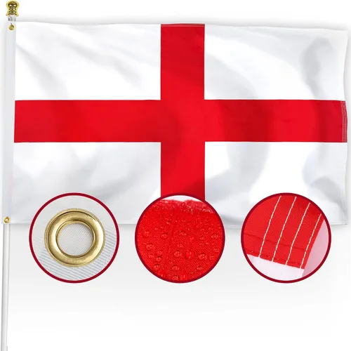 Miniatura 13 de XIFAN Bandera india prémium de 3 x 5 pies, para exteriores, grande, de doble cara, resistente, nailon 210D, bordado, bandera india nacional y país