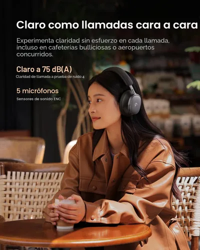 Miniatura 7 de Baseus Inspire XH1 - Auriculares adaptativos con cancelación activa de ruido, sonido por Bose, Dolby Audio, ANC adaptativo en tiempo real premium