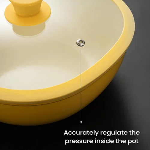 Miniatura 8 de Frying Pan - 1.9L Alloy Lightweight Nonstick Cookware with Lid Nonstick Skillet for Grilling, Saute, Baking, Apartment Cooking, Kitchen Meal Prep