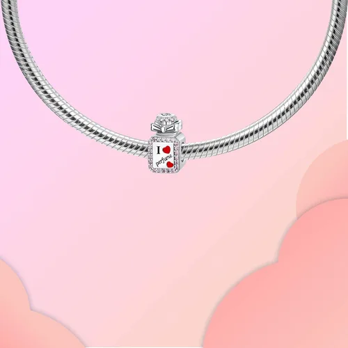 Miniatura 2 de LUXILLA Abalorio de plata de ley 925 para madre, hija, abuela, para familia, amor, madre, hija, abuela, para pulseras, collares, dijes, joyas