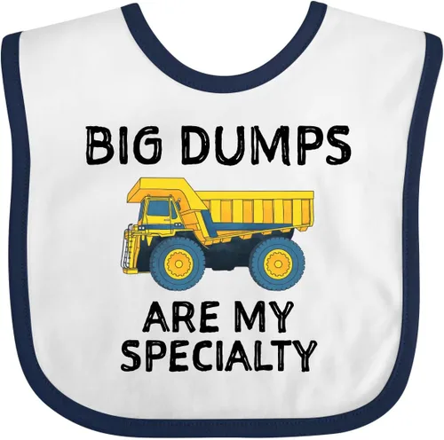 Miniatura 17 de inktastic Big Dumps Are My Specialty - Divertido y lindo babero para bebé