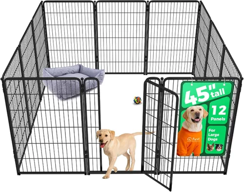 Miniatura 22 de FXW Homeplus Unleashed Corralito para Perros de Interior - Juego Sin Estrés y Seguro, Resistente de 24 Pulgadas 4 Paneles Corral para Cachorros