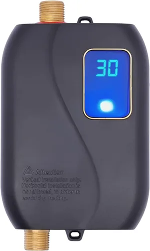 Miniatura 12 de Calentador de agua eléctrico, calentador de agua eléctrico sin tanque de 110 V 8 L, calentador de agua caliente inteligente, calentador de agua