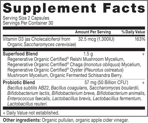 Miniatura 2 de Ancient Nutrition Probióticos regenerativos orgánicos certificados para mujeres, probióticos extra fuertes para mujeres, digestión saludable y apoyo