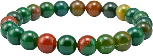 Miniatura 661 de Amazing Gemstone Pulsera de cristal para mujeres y hombres, pulsera de cristal curativo de protección, pulsera elástica con cuentas de piedras