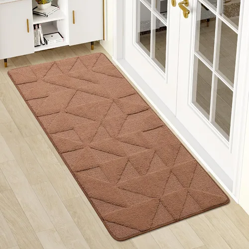 Miniatura 13 de OLANLY Tapetes para Puerta para Interiores, Antideslizantes, Absorbentes, Resistentes a la Suciedad, Tapete de Entrada Lavable, Tapete de Entrada