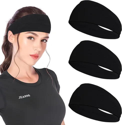 Miniatura 32 de JOYOYO Diademas deportivas transpirables para niños y niñas que absorben la humedad, banda elástica para el pelo para niños pequeños y adolescentes