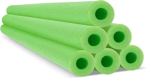 Miniatura 18 de Hanaive 6 paquetes de fideos de piscina, tubo de espuma flotante para natación de 52 pulgadas, fideos huecos a granel, flotadores resistentes