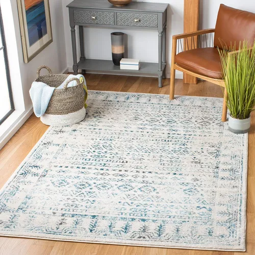 Miniatura 14 de SAFAVIEH Alfombra de área de 12 x 15 pulgadas, colección Tulum, grande, diseño marroquí bohemio envejecido, no desprende pelusa y fácil de limpiar